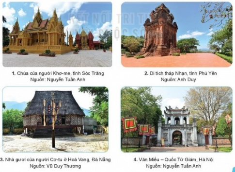 Giải bài 3 Hình ảnh di tích trong sáng tạo mĩ thuật